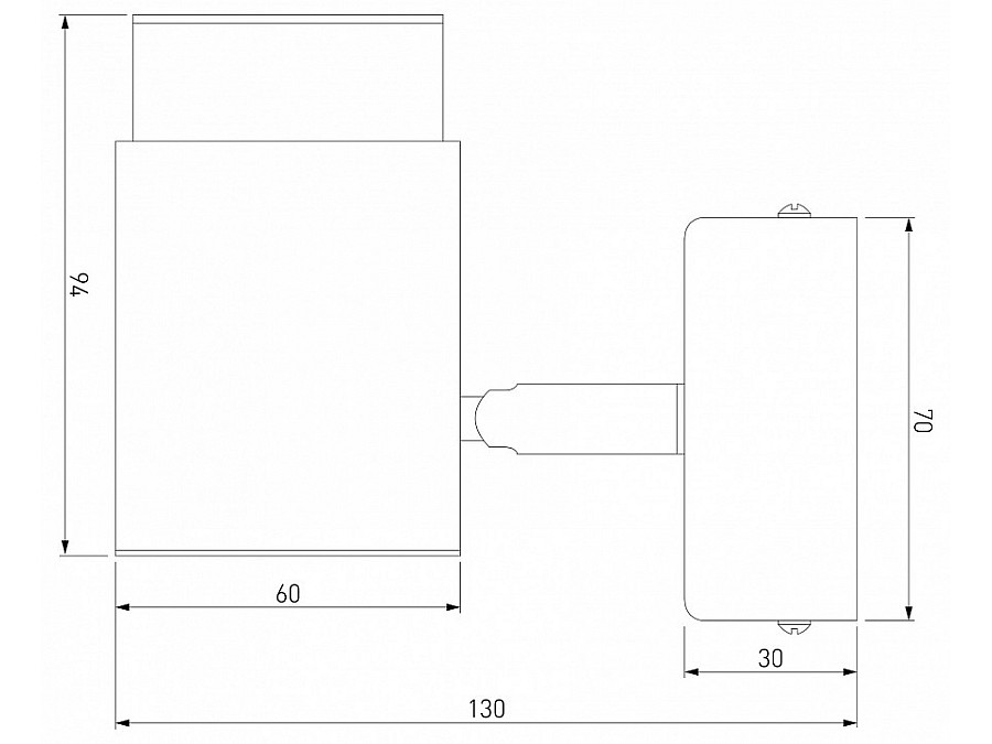 Бра Eurosvet Morgan 20124/1 белый