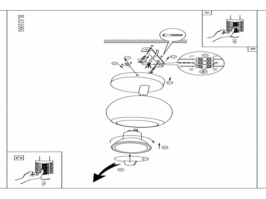 Спот Eglo Bimeda 31005