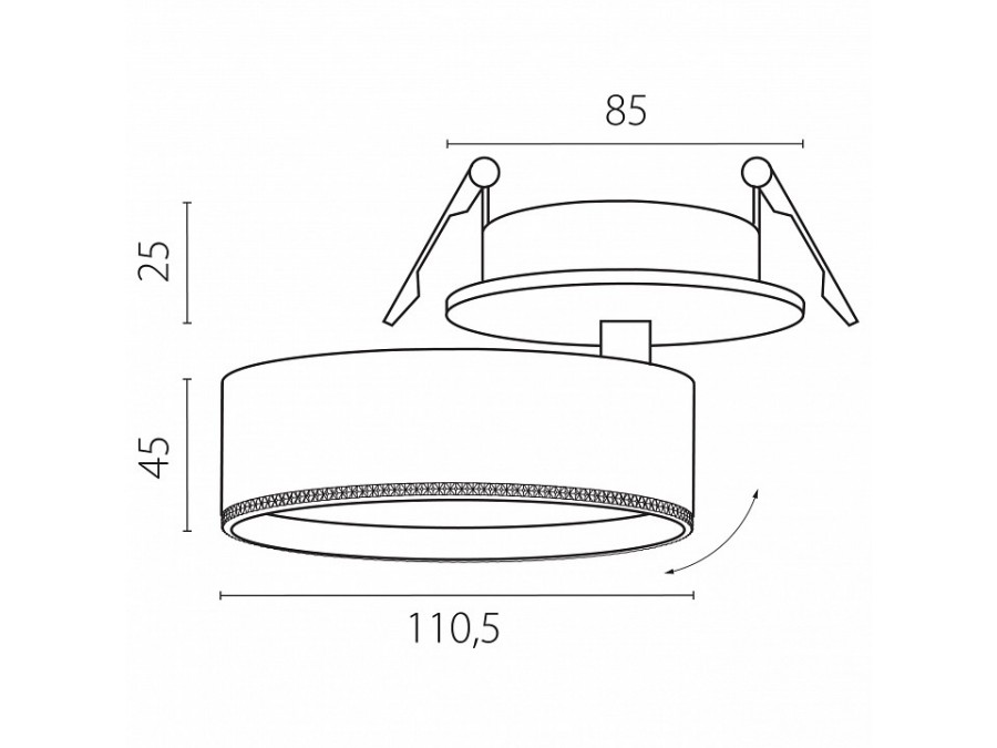 Спот Lightstar Alta Pro A5646RS