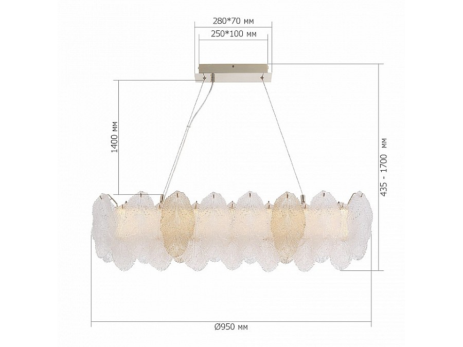 Подвесная люстра ST-Luce LIGHTSOME SL6135.233.01