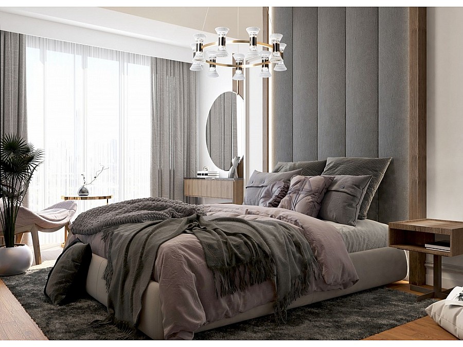 Подвесная люстра DeMarkt Вальтер 551012709