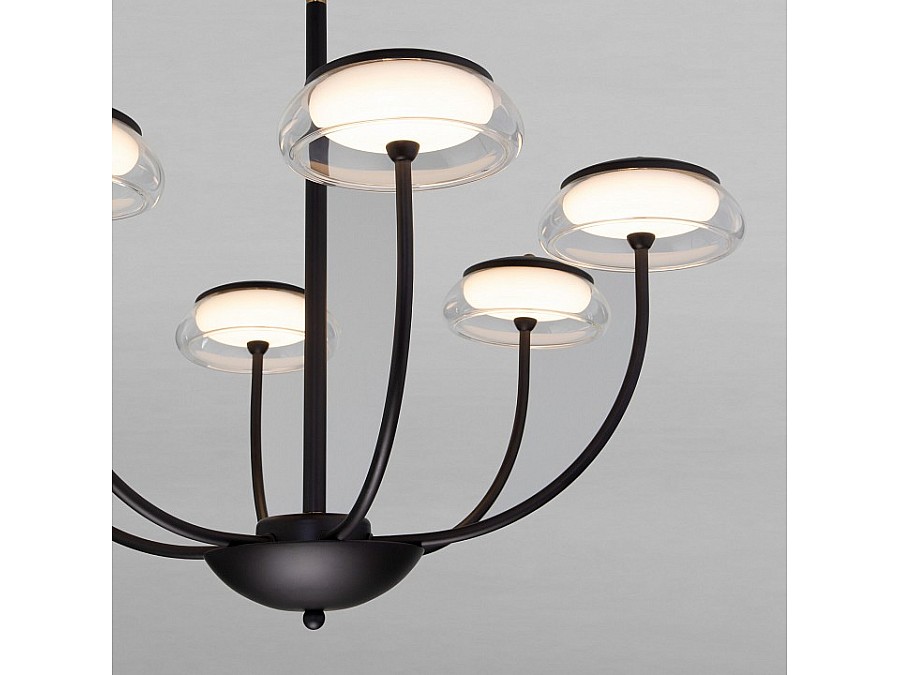 Люстра на штанге Eurosvet Fungo 50388 LED черный