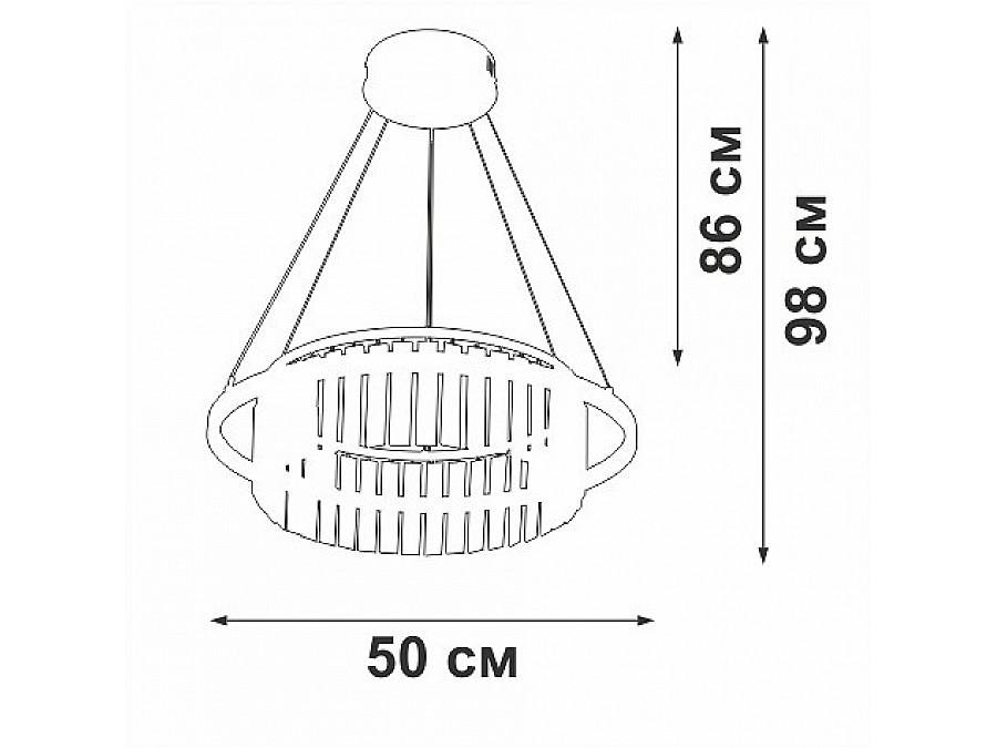 Подвесная люстра Vitaluce V54010 V54010-1/1S