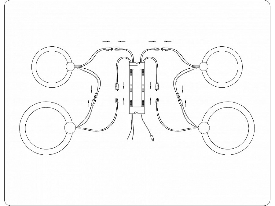 Потолочная люстра Ambrella Light FA FA3811