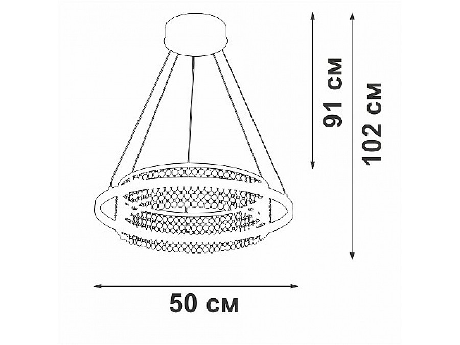 Подвесная люстра Vitaluce V54000 V54000-0/1S