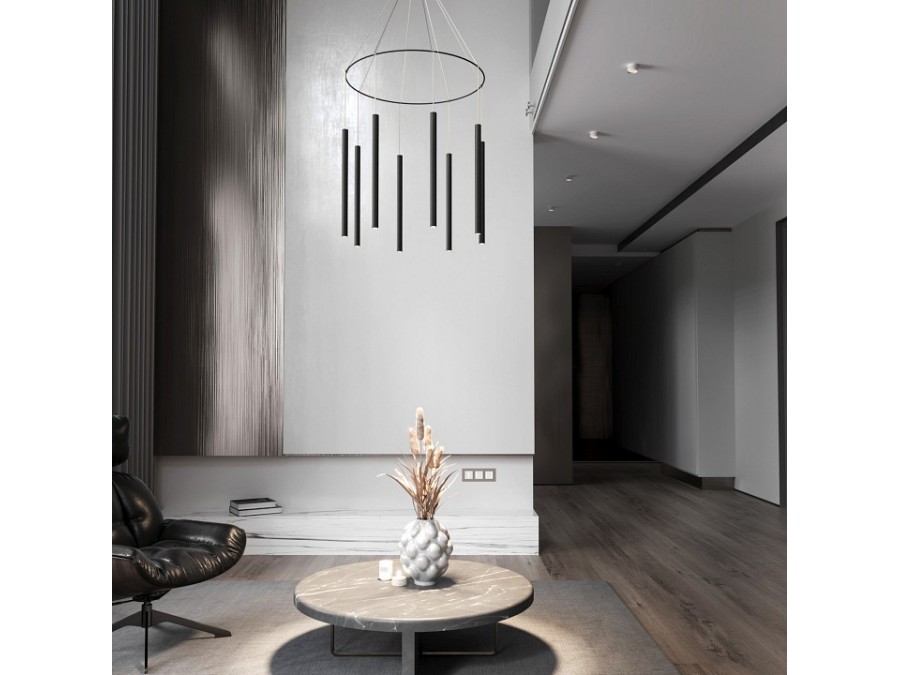 Подвесная люстра Eurosvet  301101 LED черный