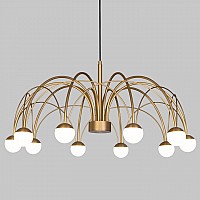Люстра на штанге Eurosvet Ragno 90030/10 LED золото