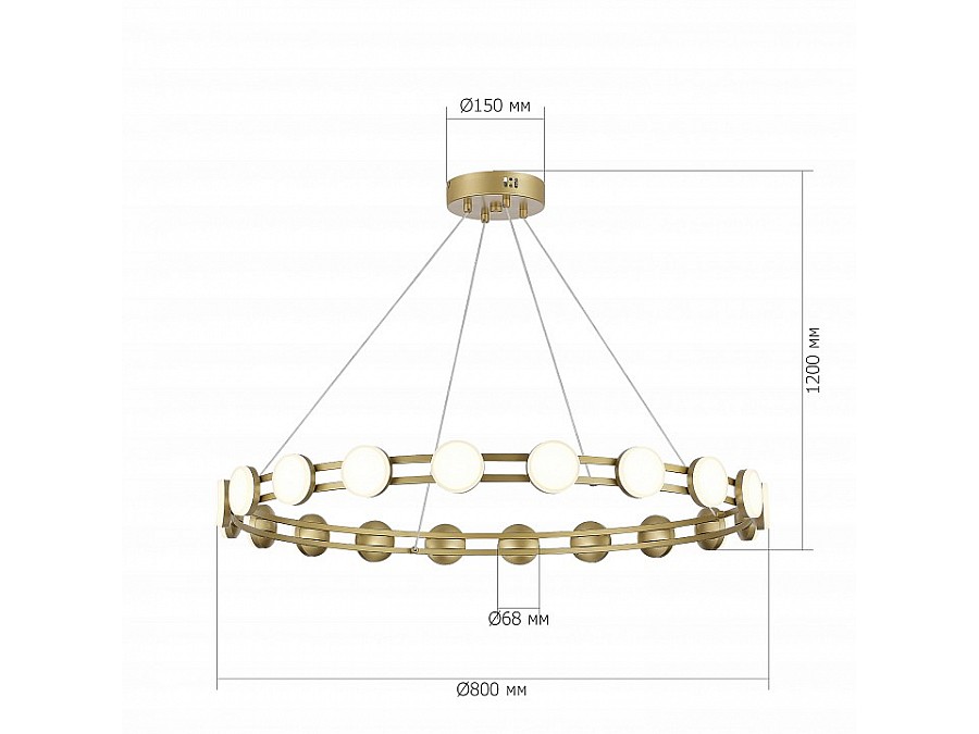 Подвесная люстра ST-Luce MONRO SL6610.203.20