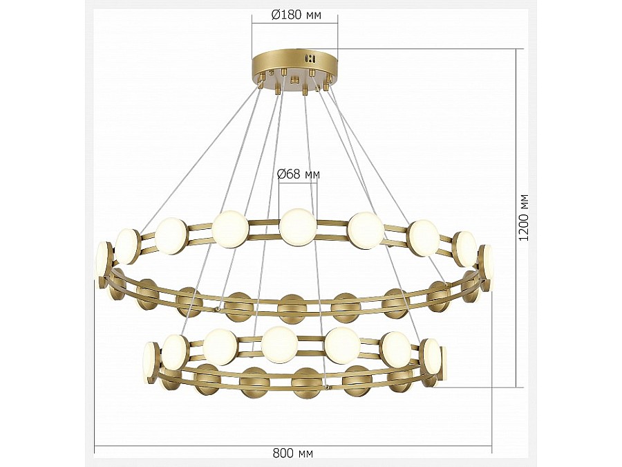 Подвесная люстра ST-Luce MONRO SL6610.203.36