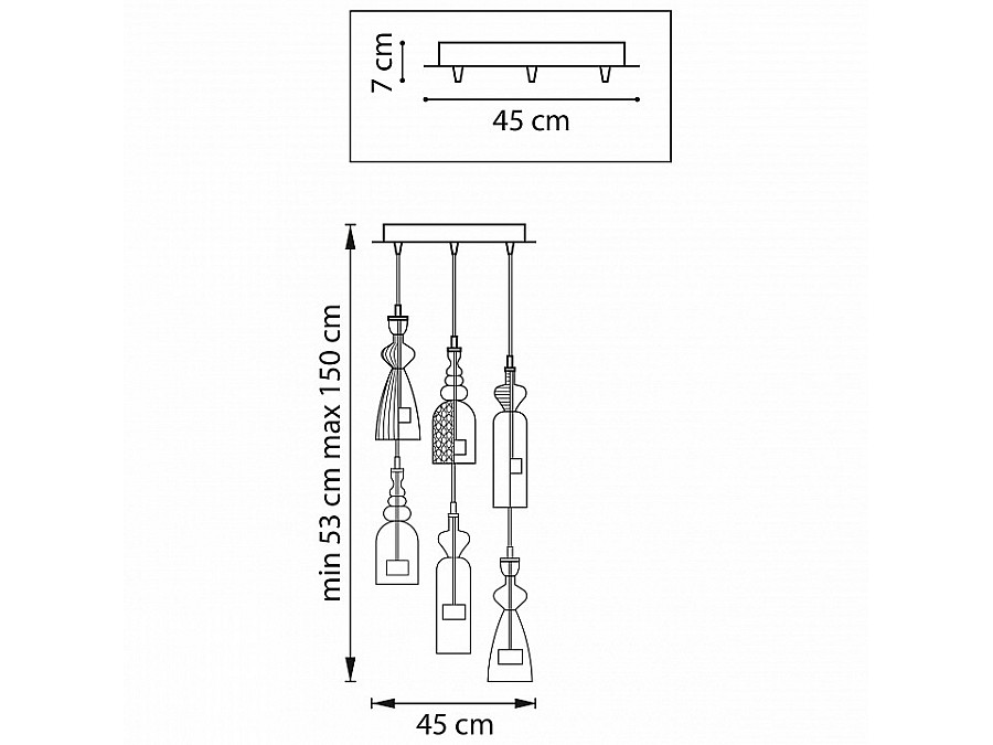 Подвесная люстра Lightstar Belle 814069