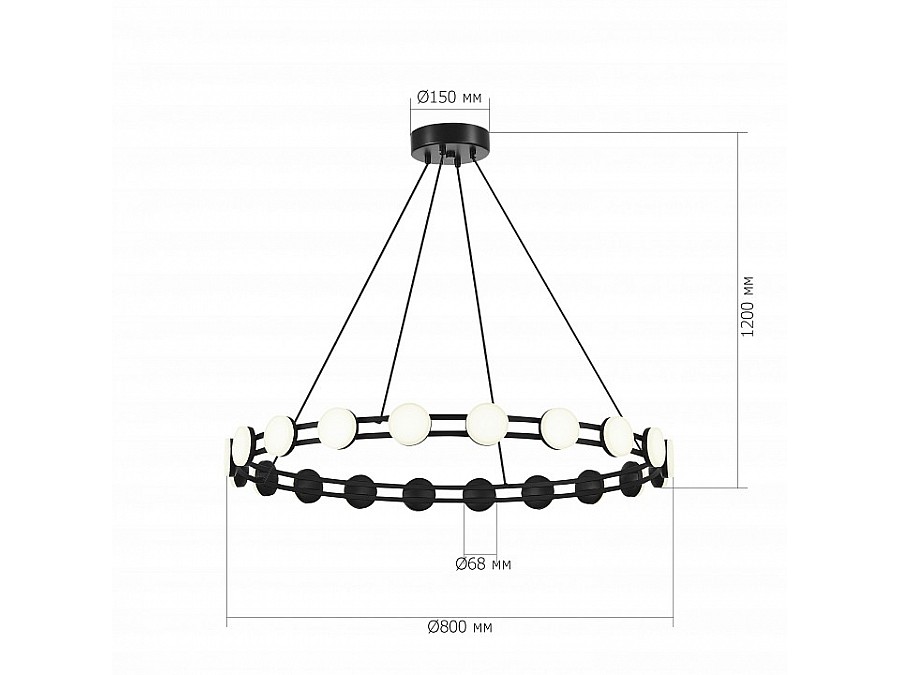 Подвесная люстра ST-Luce MONRO SL6610.403.20