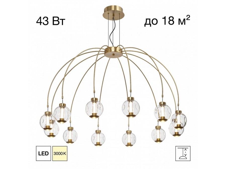 Подвесная люстра Citilux NOONA CL251190