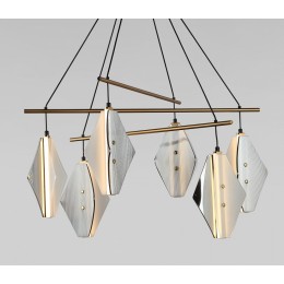 Подвесная люстра Eurosvet  301054 LED латунь