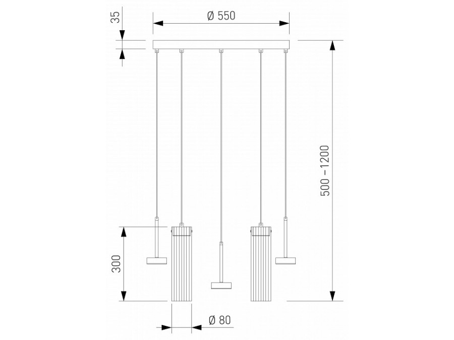 Подвесная люстра Eurosvet Quarzo 301102 LED латунь