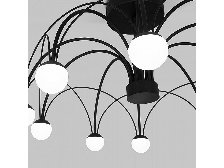 Люстра на штанге Eurosvet Ragno 90035/10 LED черный