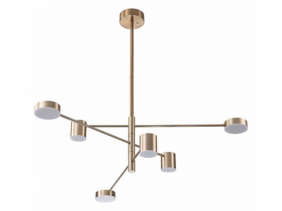 Люстра на штанге Arte Lamp Stanley A2476PL-40PB
