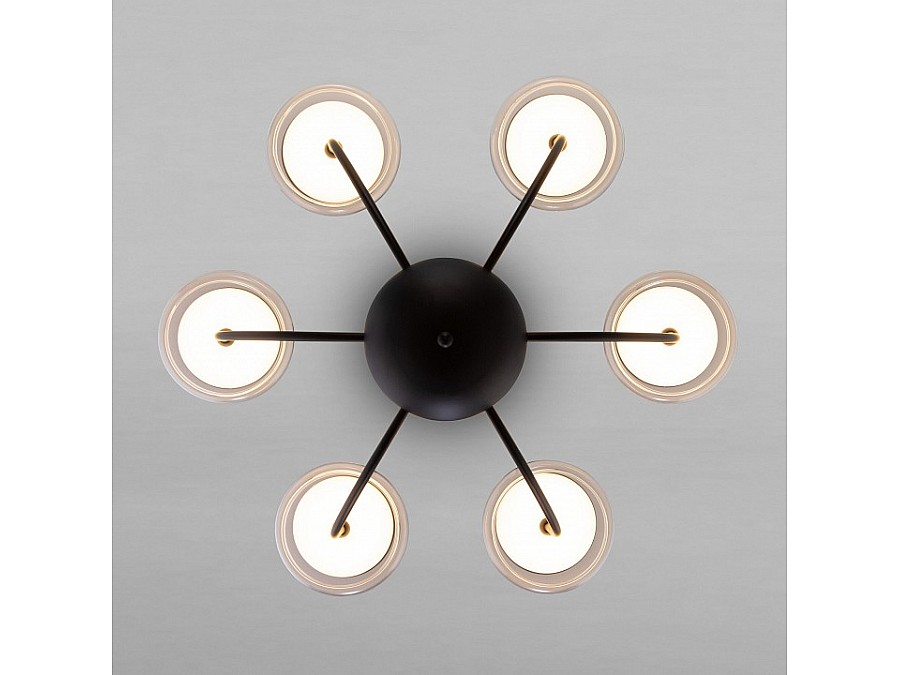 Люстра на штанге Eurosvet Fungo 50388 LED черный