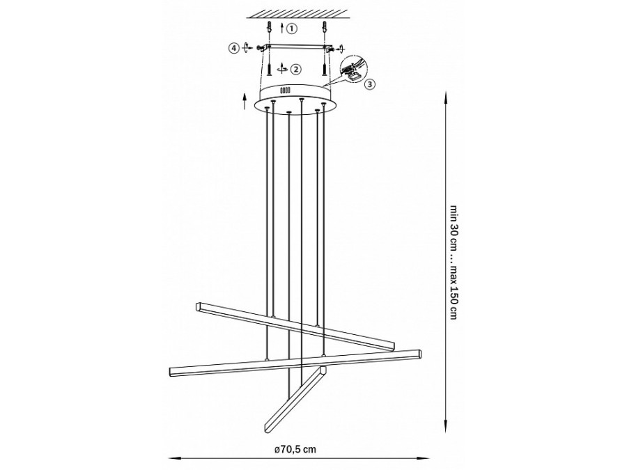 Подвесная люстра Lightstar Palla 739132