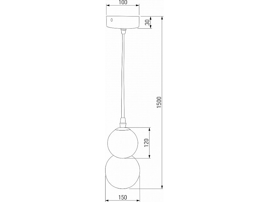 Подвесная люстра Eurosvet Polar 50251/1 LED белый