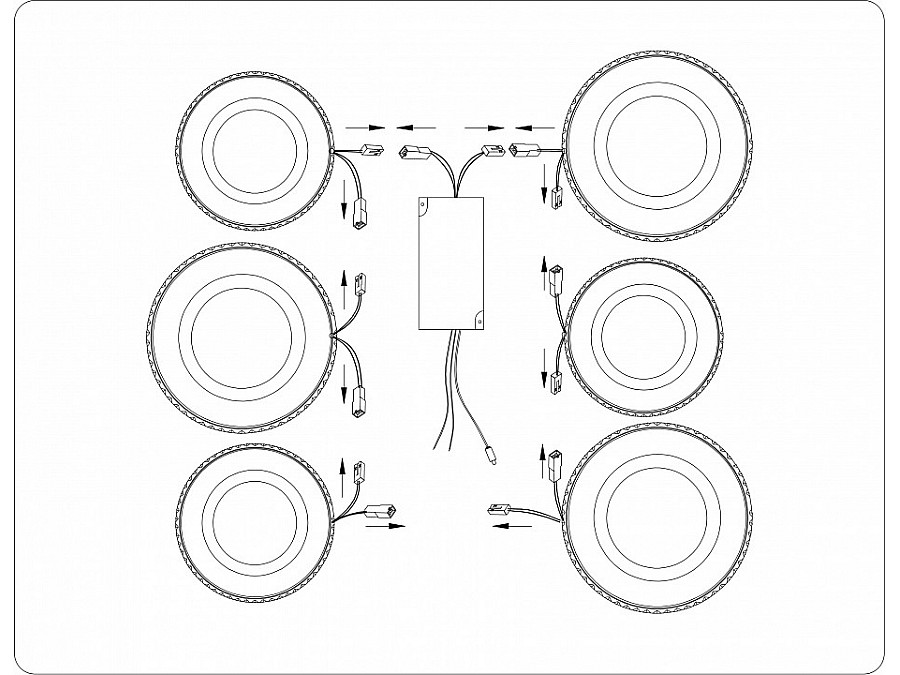Потолочная люстра Ambrella Light FA FA8872