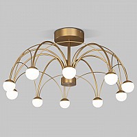 Люстра на штанге Eurosvet Ragno 90031/10 LED золото