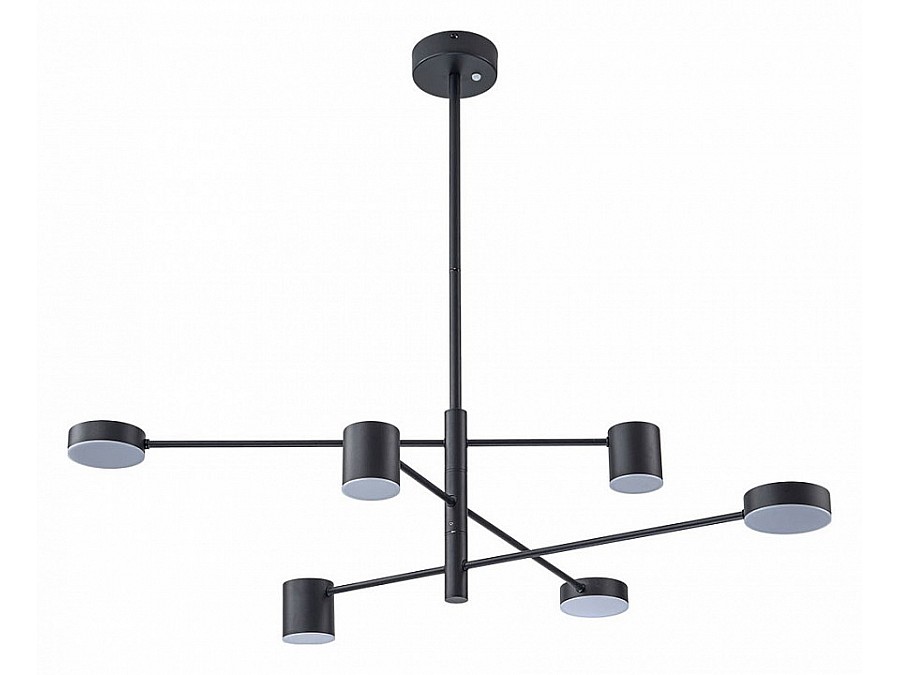 Люстра на штанге Arte Lamp Stanley A2476PL-40BK