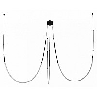 Подвесная люстра Arte Lamp Klimt A2850SP-38BK