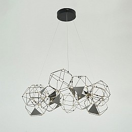 Подвесная люстра Eurosvet Uma 90369/12 жемчуг черный