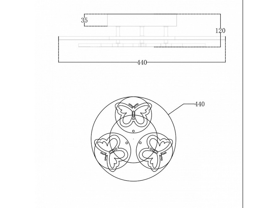 Люстра на штанге Escada  10272/6LED