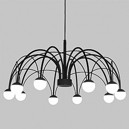 Подвесная люстра Eurosvet Ragno 90034/10 LED черный