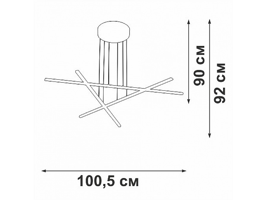Подвесная люстра Vitaluce V3051 V3051-1/3S