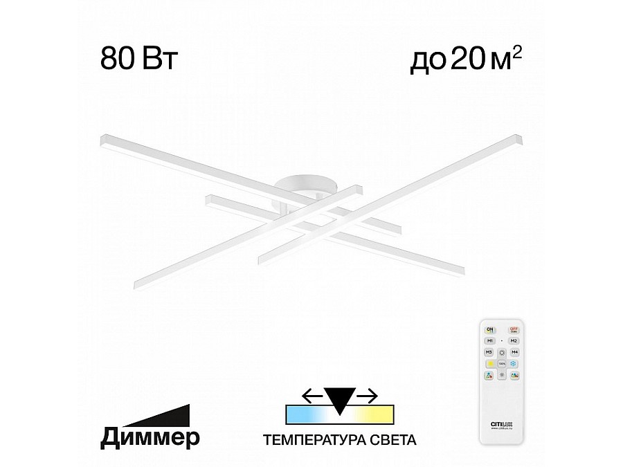 Потолочная люстра Citilux Стиг CL203140