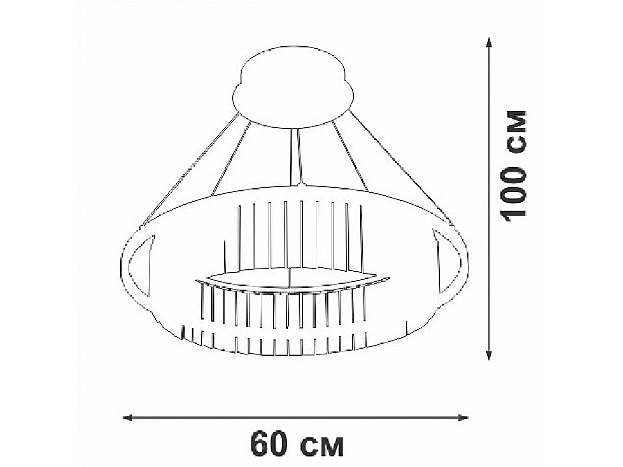 Подвесная люстра Vitaluce V5401 V5401-1/1S