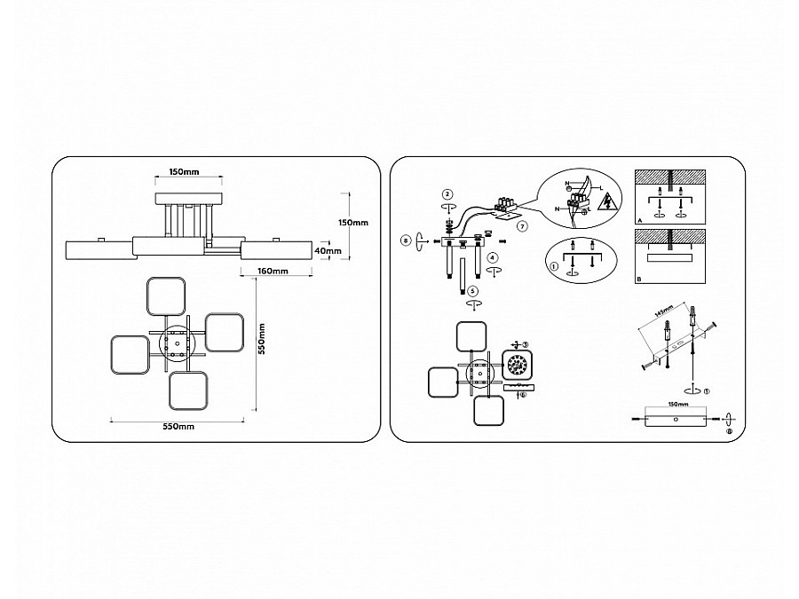 Потолочная люстра Ambrella Light FL FL516341