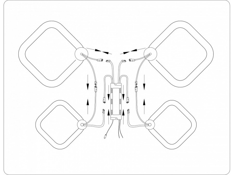 Потолочная люстра Ambrella Light FA FA3822