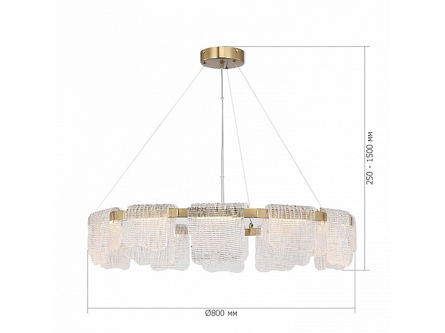 Подвесная люстра ST-Luce VOILE SL6021.203.66