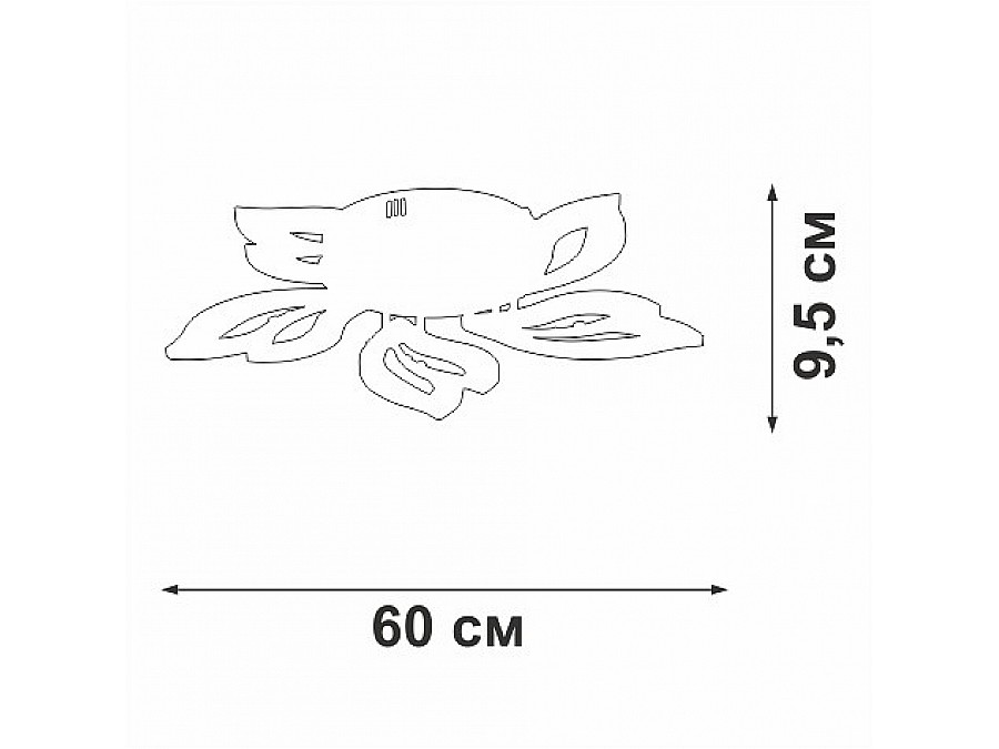 Люстра на штанге Vitaluce V3893 V3893-0/5PL