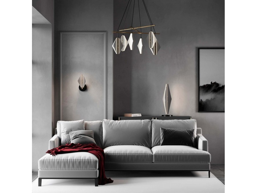 Подвесная люстра Eurosvet  301054 LED латунь