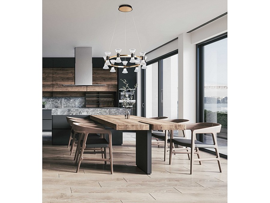 Подвесная люстра DeMarkt Вальтер 551012709