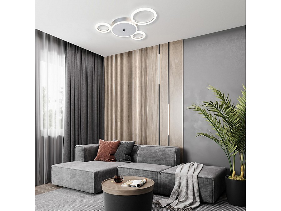 Потолочная люстра Escada Saturn 10268/4LED Silver