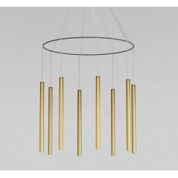 Подвесная люстра Eurosvet  301101 LED латунь