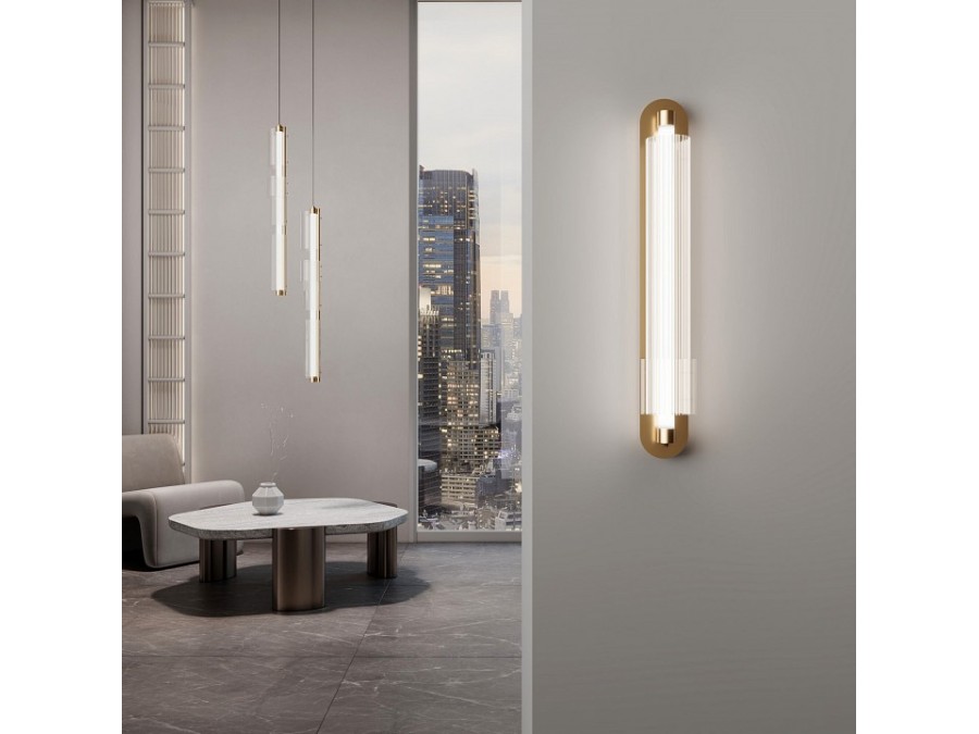 Накладной светильник Eurosvet  303071 LED латунь