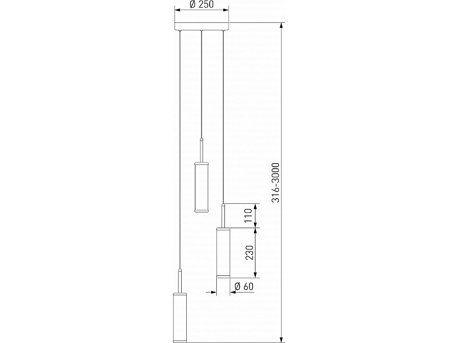 Подвесной светильник Eurosvet Stark a067954