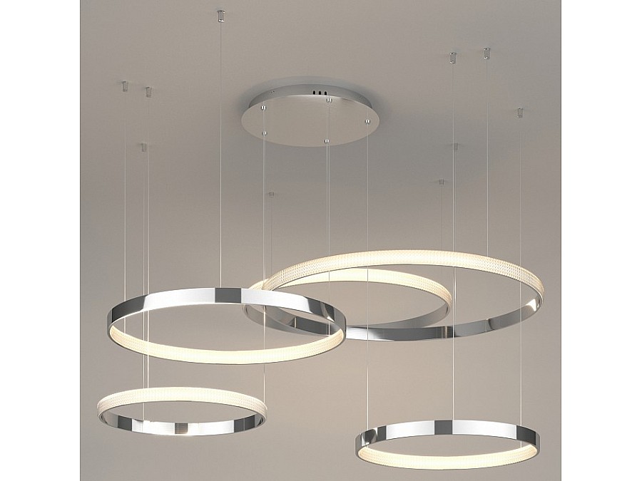 Подвесной светильник Eurosvet Posh 90175/5 хром 160W