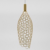 Подвесной светильник Eurosvet Ruche 90380/1 золото