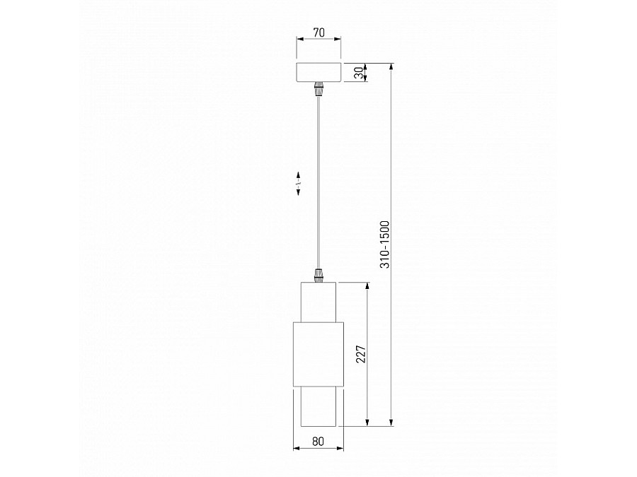 Подвесной светильник Eurosvet Bento 50204/1 LED