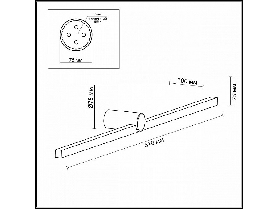 Подсветка для зеркала Odeon Light Abri 6623/12WL