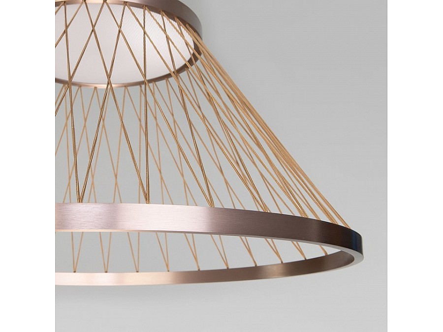 Подвесной светильник Eurosvet Cesta 40017/1 LED коричневый