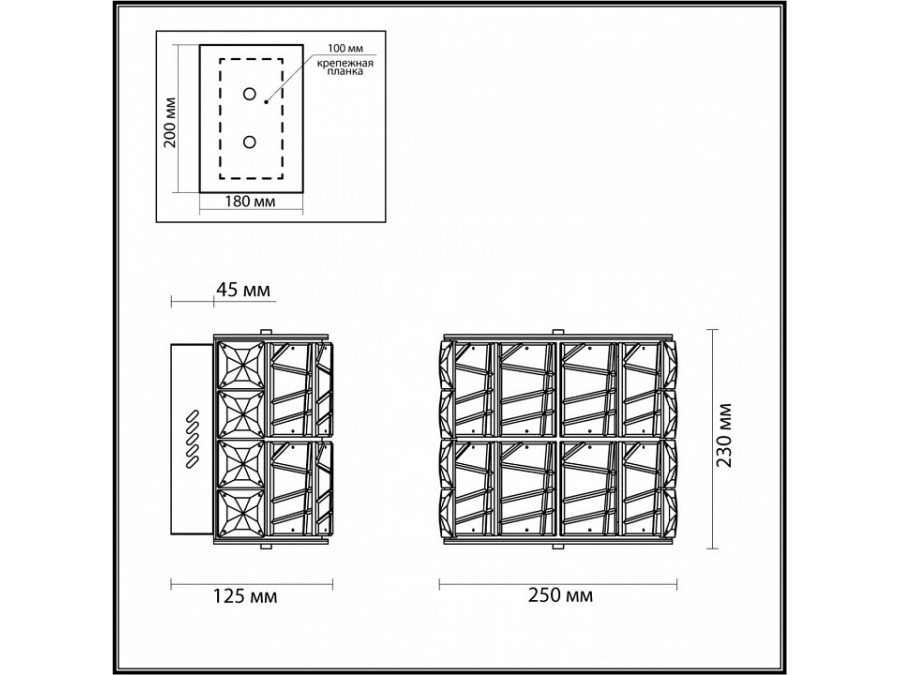 Накладной светильник Odeon Light Version 5071/32WL