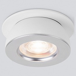 Встраиваемый светильник Elektrostandard Pruno Pruno белый/серебро 8W 4200К (25080/LED)